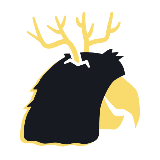 Plapertoo Logo Dunkelgraublau - Gelber Schatten