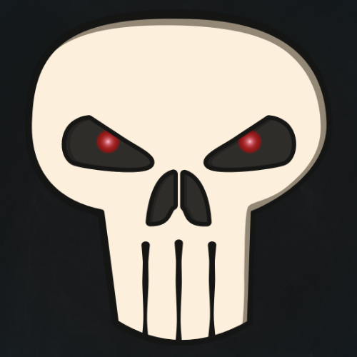 Martinsher Comic-Logo-Skull