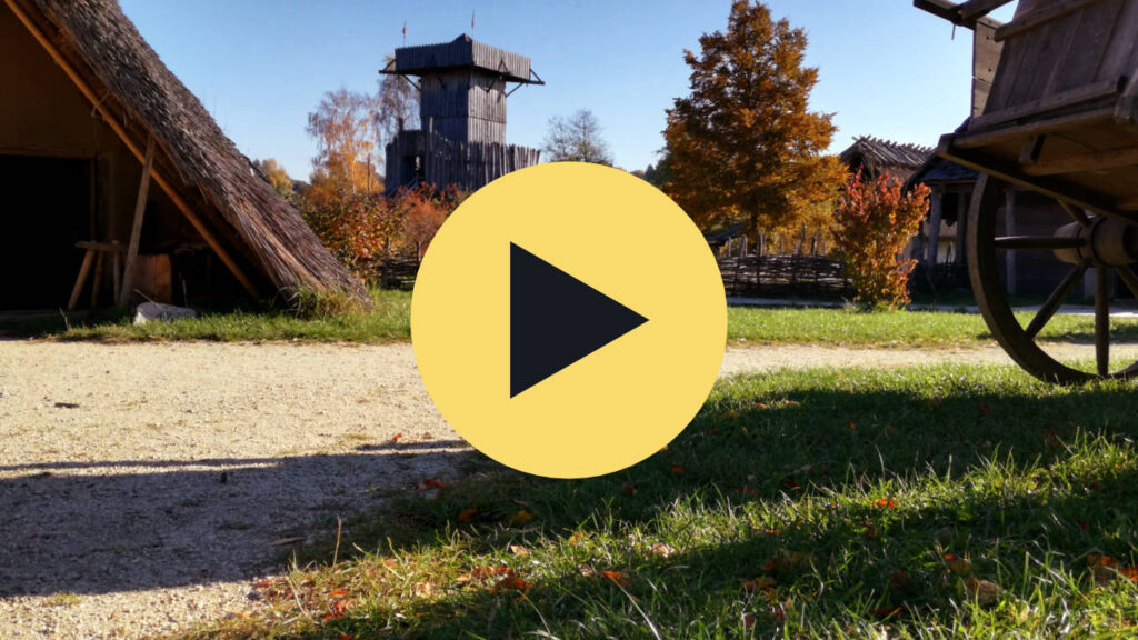 YouTube Thumbnail des Trailers für den Geschichtspark Bärnau