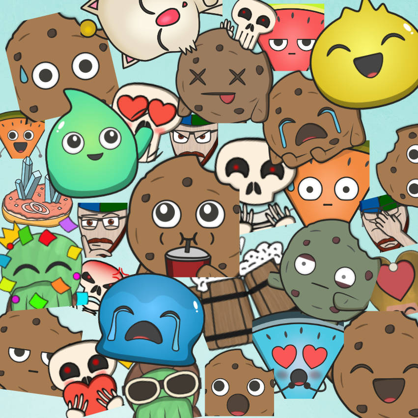 Diverse Emotes entworfen von CocoaCoCi